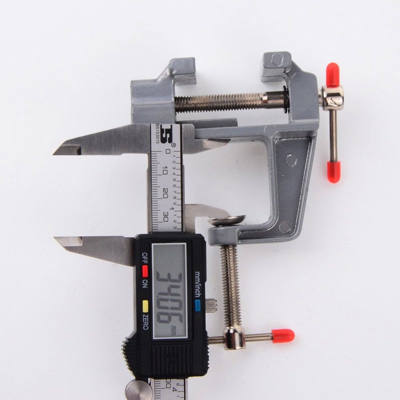 Sourcemall Mini Bench Vise Small Table Clamp Hobby Craft Repair Tool (Clamping Range: 0-1.2inch) - Image 5
